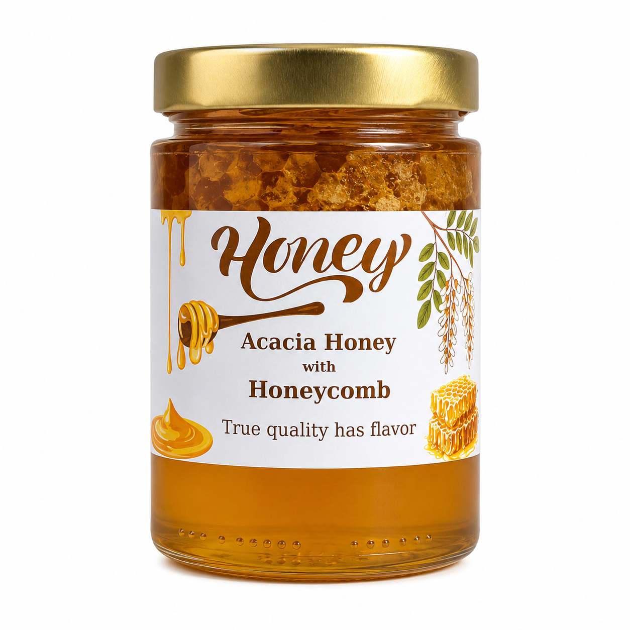 Acacia Honey with Honeycomb