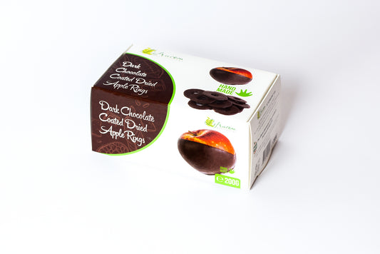 Dark Chocolate Coated Dried Apple 200g ,,Lefrucom"