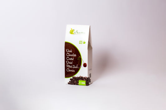 Dark Chocolate Coated Dried Sour Cherries 200g "Lefrucom"