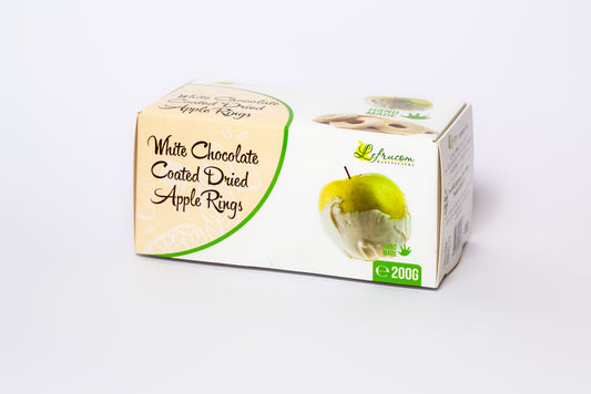White Chocolate Coated Dried Apple 200g"Lefrucom"