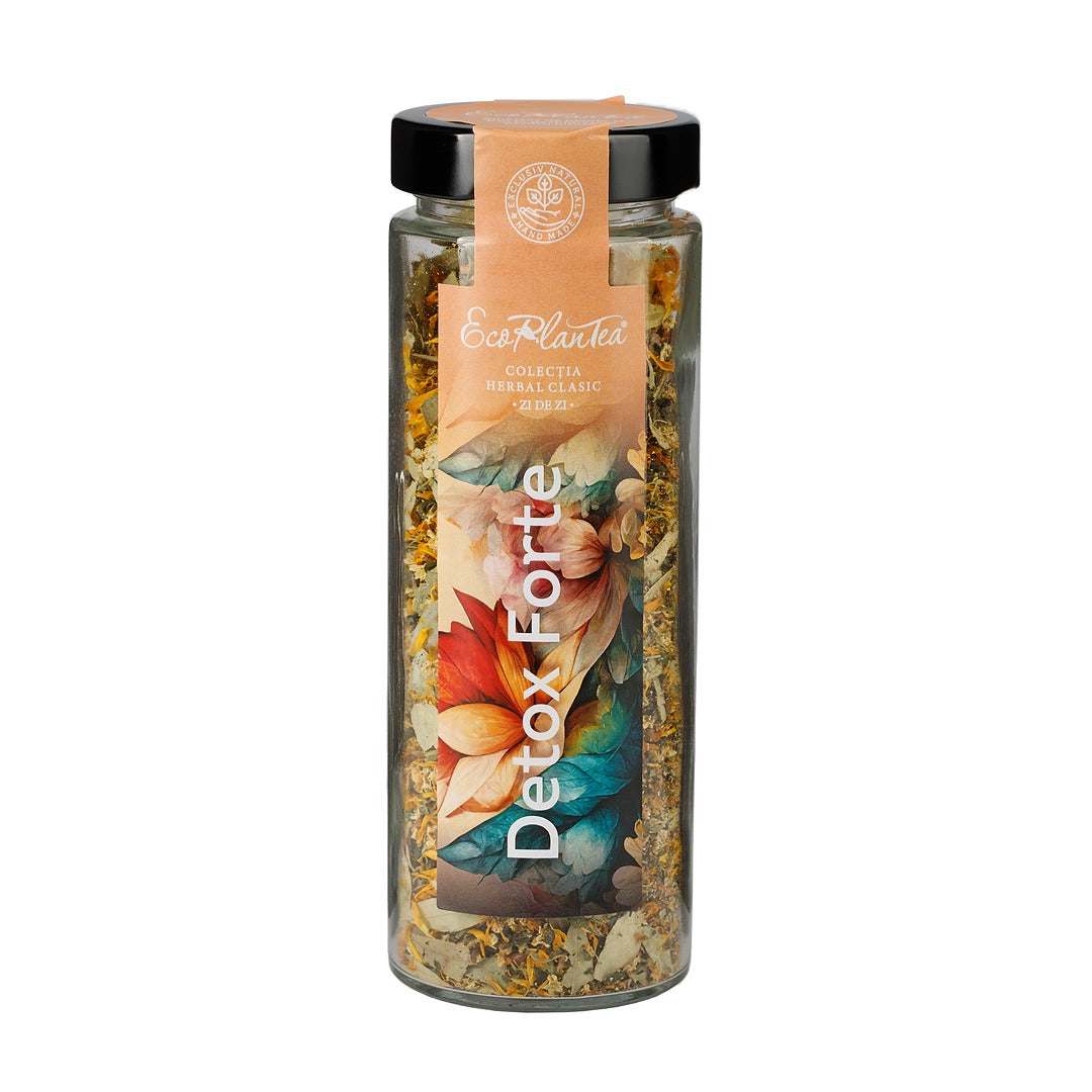 Detoxforte 70g glass jar Ecoplantea