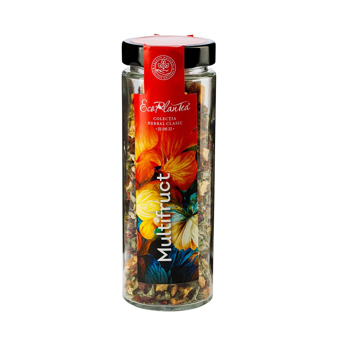Multifruit Tea 70g glass jar Ecoplantea