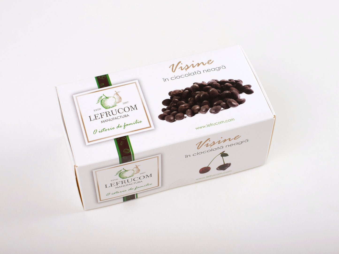 Dark Chocolate Coated Dried Sour Cherries "Lefrucom" 100g